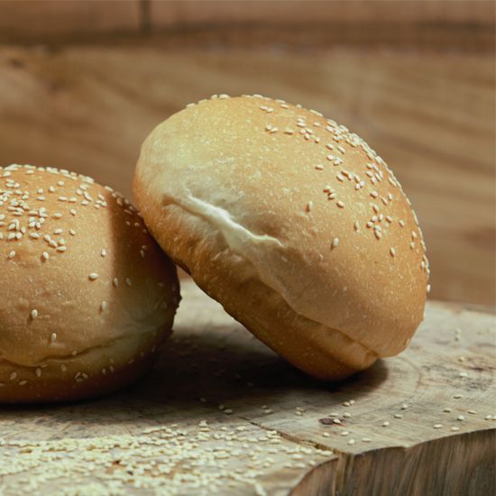 Picture of Burger Bun 75gm (2pcs) White Poly